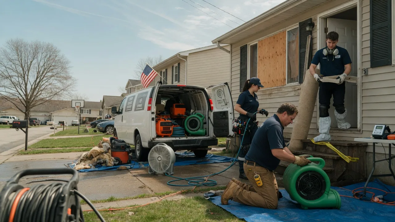 Water Damage Restoration in Clarksburg, PA near me